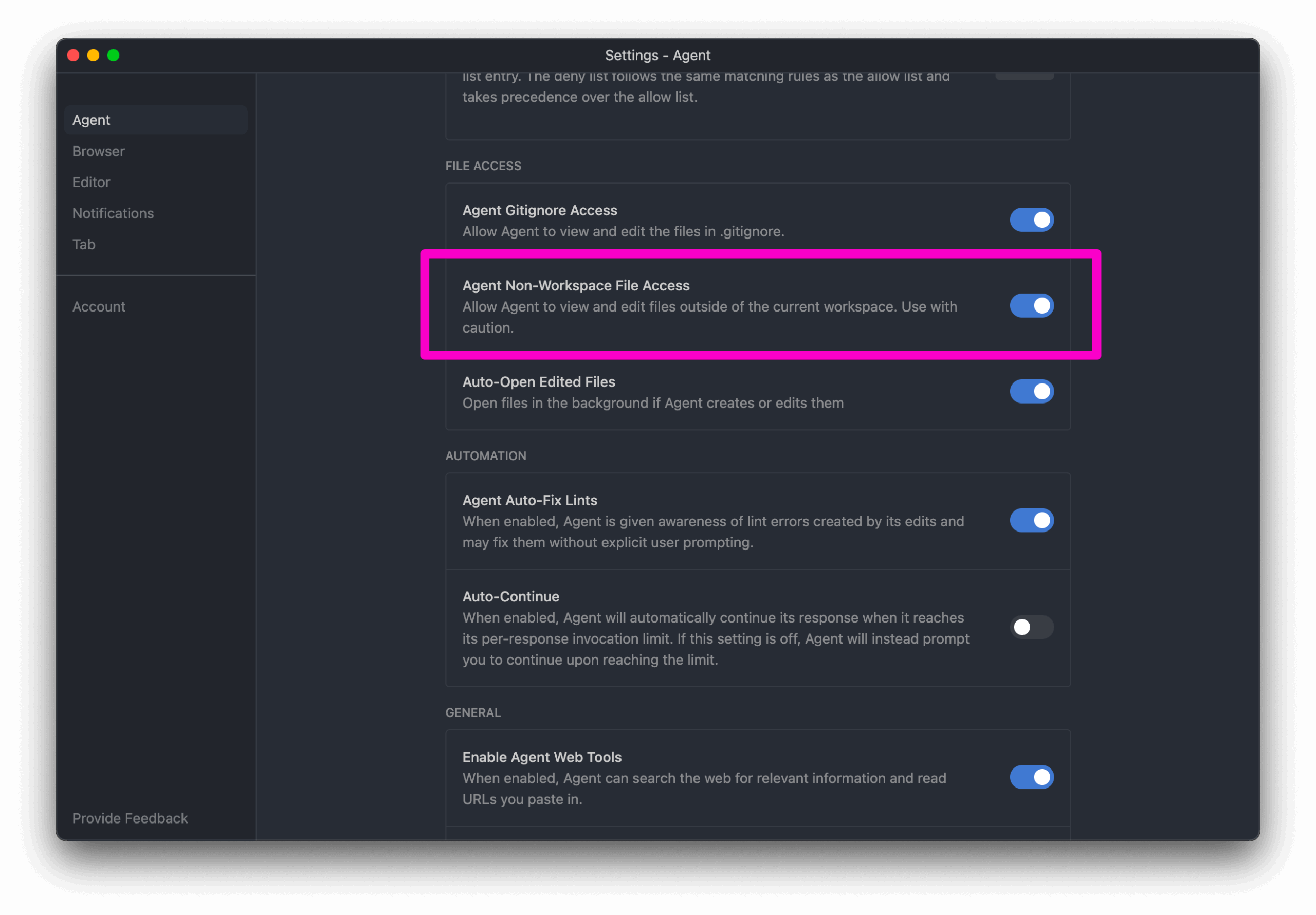 【解決】Antigravity Mac版でワークスペースのファイルにアクセスできない